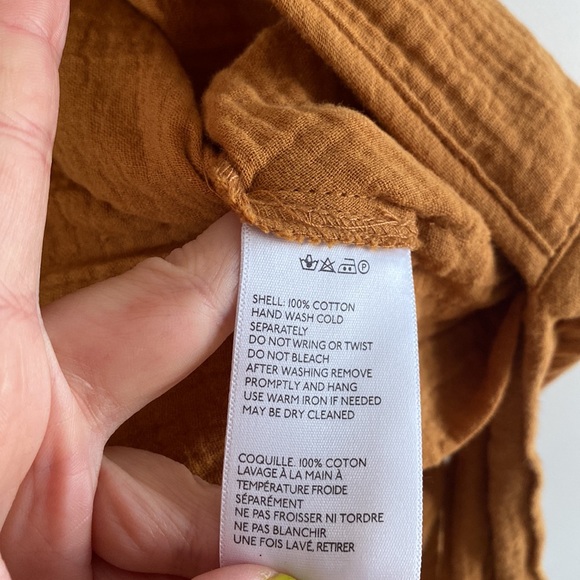 Urban Outfitters • 100% cotton tie front crop top - Picture 4 of 5